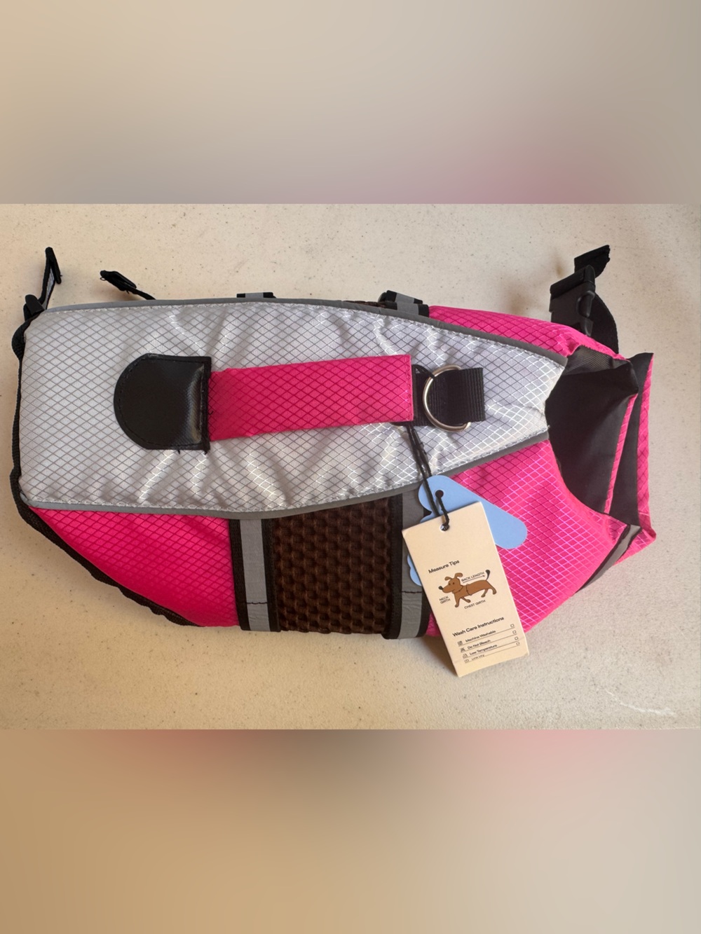 Pink Dog Life Jacket - Picture 2 of 3